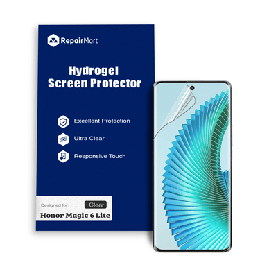 Honor Magic 6 Lite Compatible Premium Hydrogel Screen Protector With Full Coverage Ultra HD